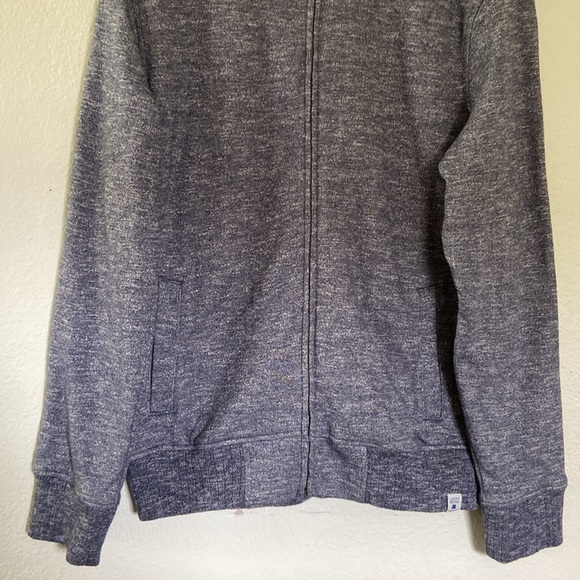 Lucky Brand Athletics Siberian Sherpa Full Zip Sweater Jacket Heather Gray Men M - Picture 5 of 11
